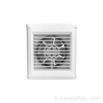 Ventilateur de ventilation en plastique de toilette de mur de fenêtre de salle de bains à la maison